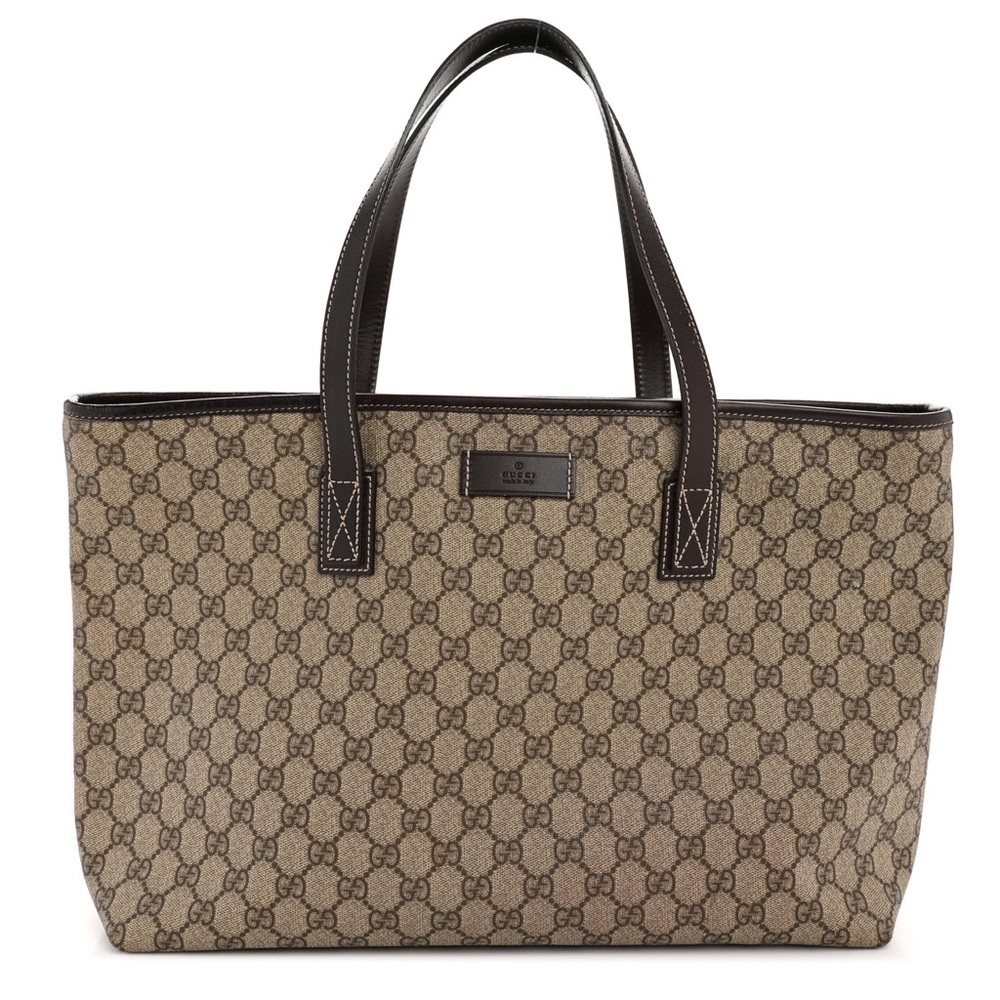 Gucci Brown GG Canvas Tote Bag